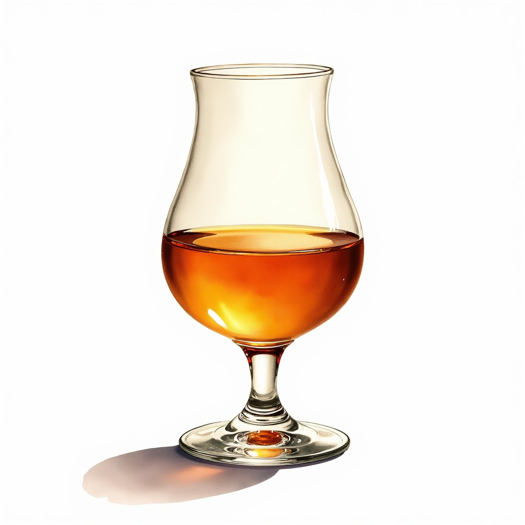 Bunnahabhain 12 Year Old — Single Malt Scotch watercolor illustration