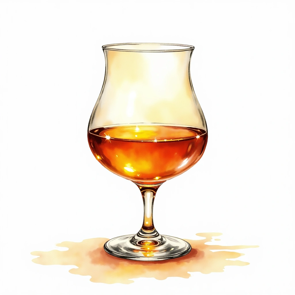 Chivas Regal 12 Year Old — Blended Scotch watercolor illustration