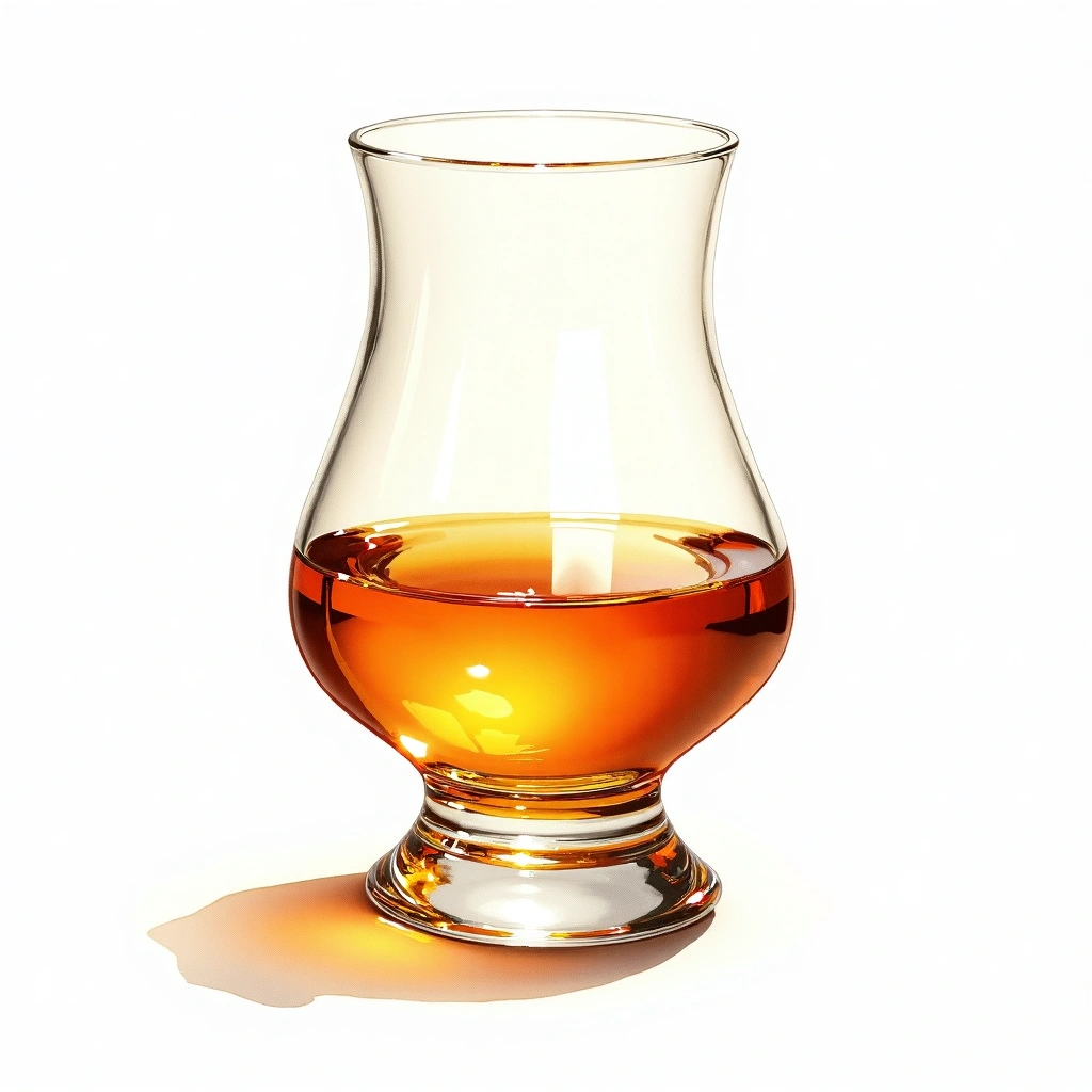 Hakushu 12 Year Old — Japanese Whisky watercolor illustration