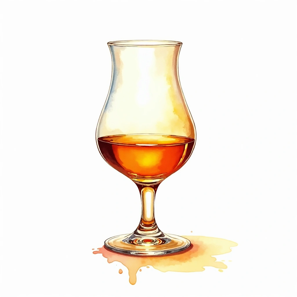Kavalan Solist Vinho Barrique — World Whisky watercolor illustration