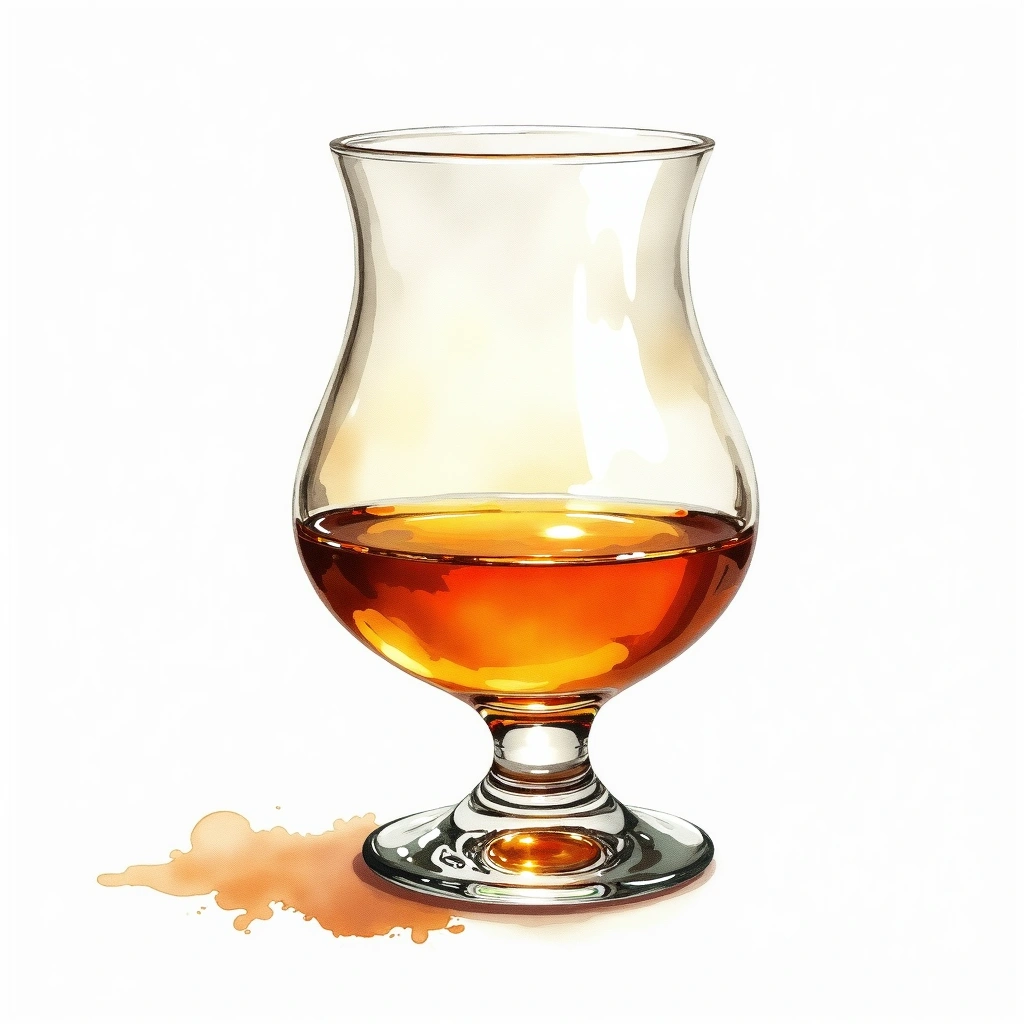 Monkey Shoulder Blended Malt — Blended Malt Scotch watercolor illustration