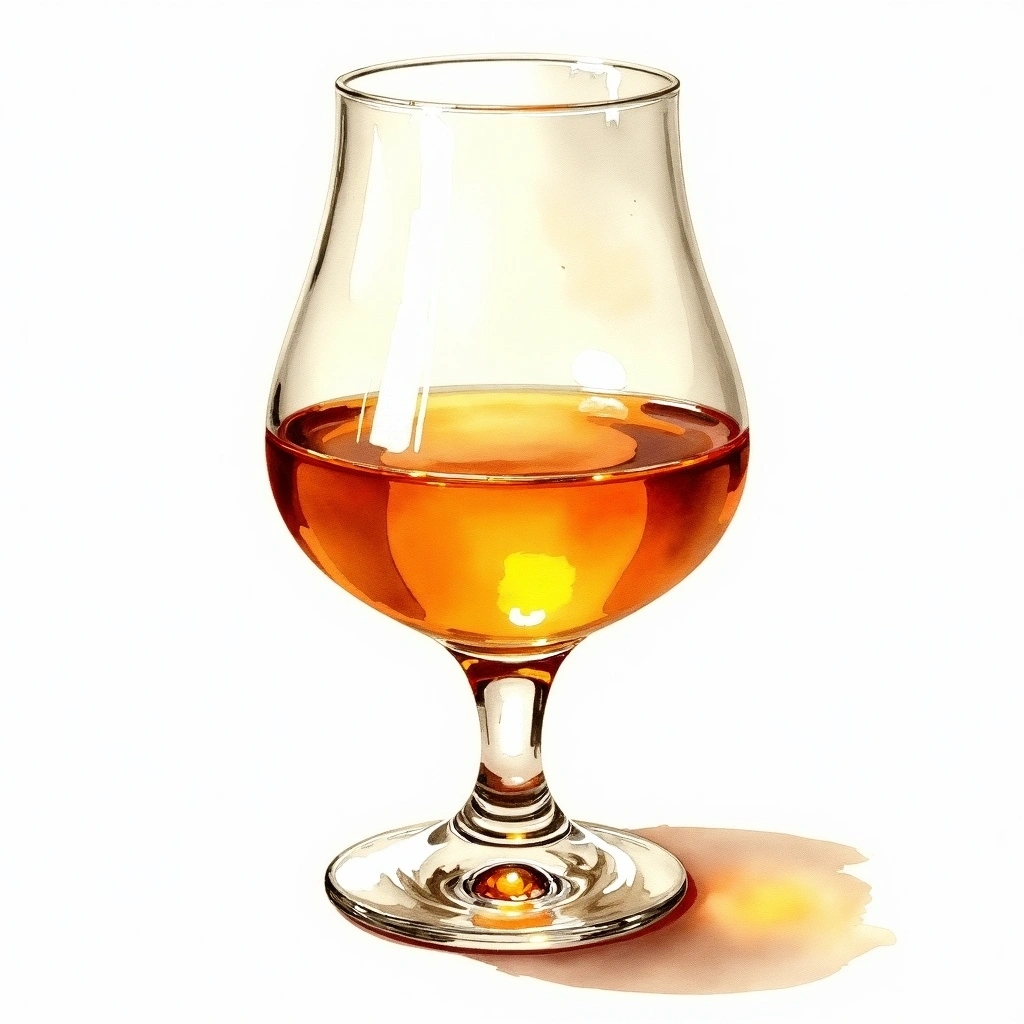 Redbreast 15 Year Old — Irish Pot Still watercolor illustration