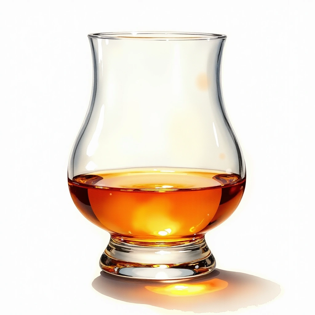 Springbank 10 Year Old — Single Malt Scotch watercolor illustration