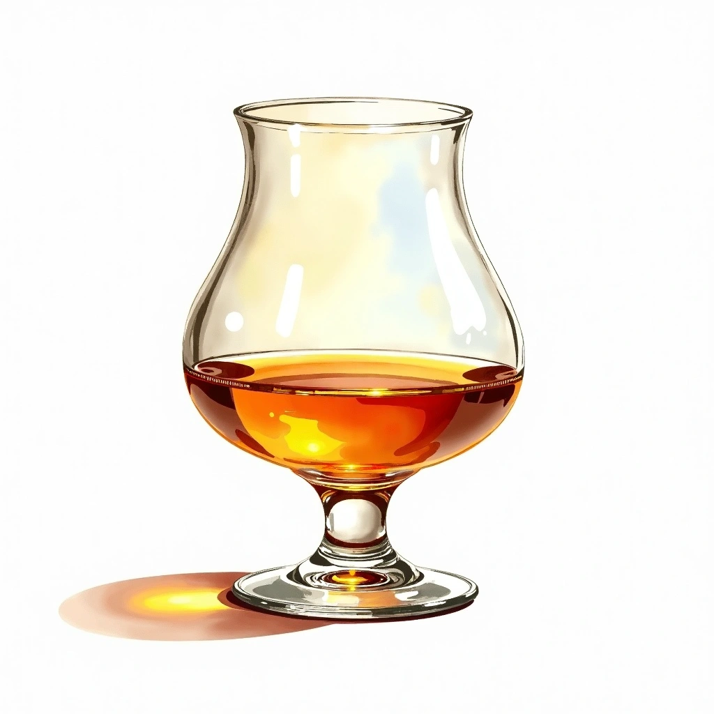 Springbank 15 Year Old — Single Malt Scotch watercolor illustration