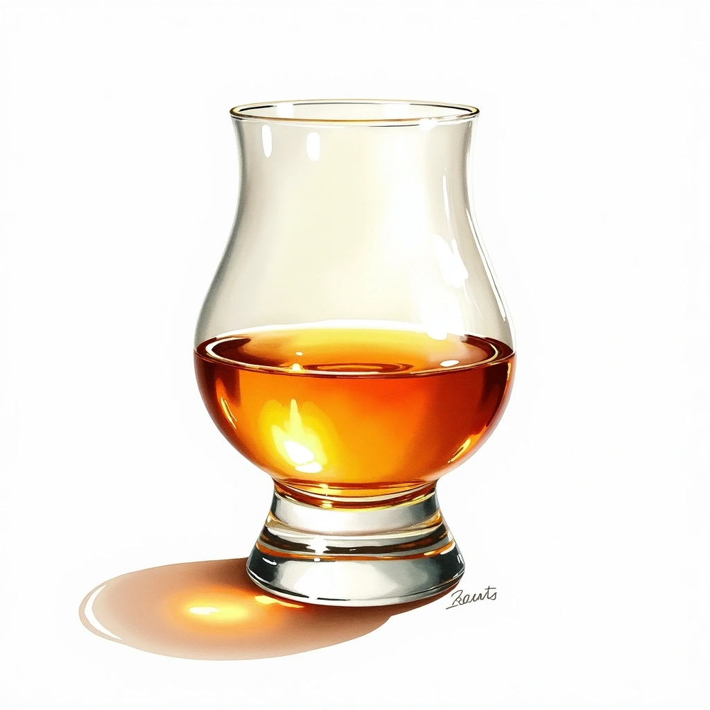 Teeling Single Grain — Blended Irish watercolor illustration