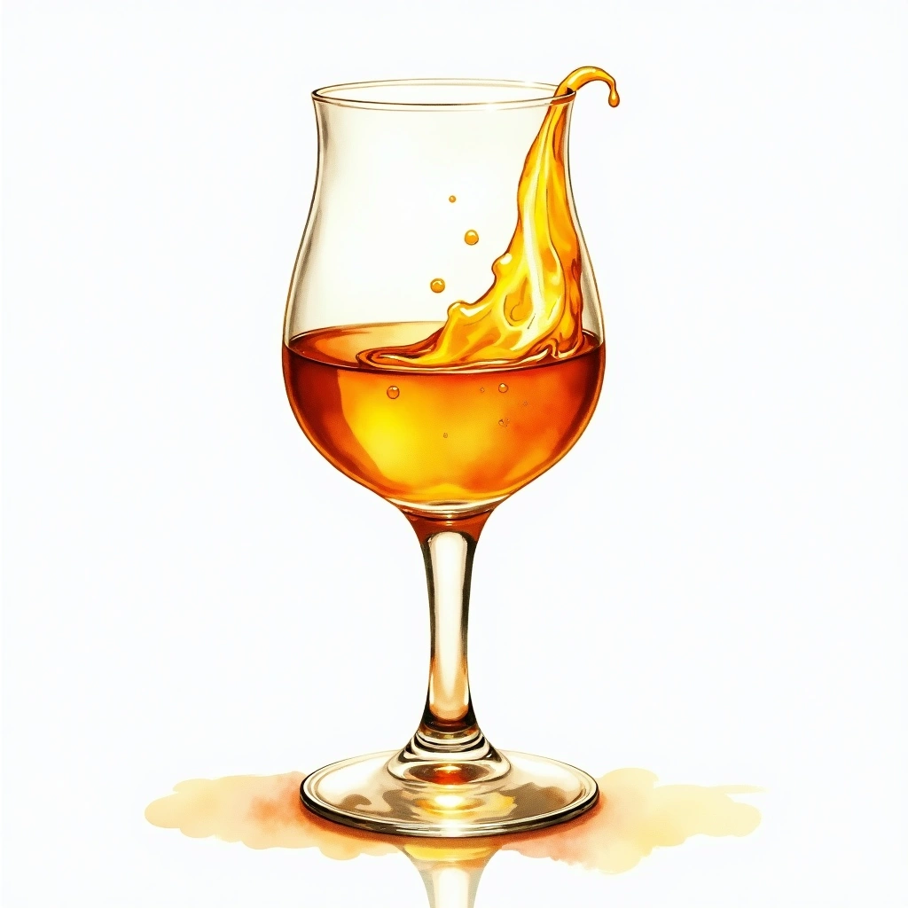 Yellow Spot 12 Year Old — Irish Pot Still watercolor illustration